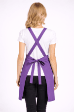 Premium Keten Kumaş Önlük | Kalın Kuşak | Crossback - Görsel 6