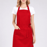 Premium Keten Kumaş Önlük | Kalın Kuşak | Crossback