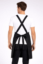 Premium Keten Kumaş Önlük | Kalın Kuşak | Crossback - Görsel 10