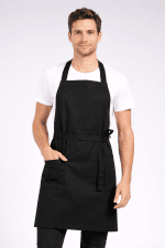 Premium Keten Kumaş Önlük | Kalın Kuşak | Crossback - Görsel 9