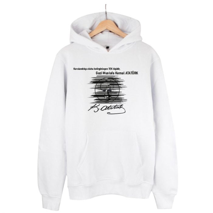 Karalandıkça Mustafa Kemal ATATÜRK | Sweatshirt | Hoodie - Görsel 1