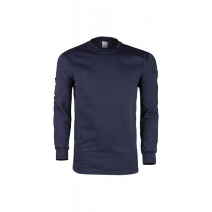Sıfır Yaka Lacivert Sweatshirt | 2 iplik