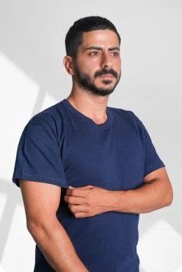 Toptan Sıfır Yaka | %100 Pamuk Tişört - Görsel 3