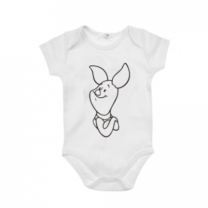 Piglet | Baskılı Bebek Body
