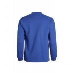 Sıfır Yaka Sax Mavi Sweatshirt | 2 iplik - Görsel 3