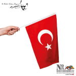 Sopalı Türk Bayrağı | Raşel Kumaş | 20cmx30cm