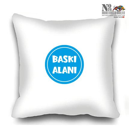 50x50 cm Yastık Kılıfı | Size Özel Baskı Alanı