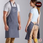 Premium Duck Kumaş Önlük | Gri - Görsel 3