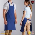 Premium Duck Kumaş Önlük | Mavi