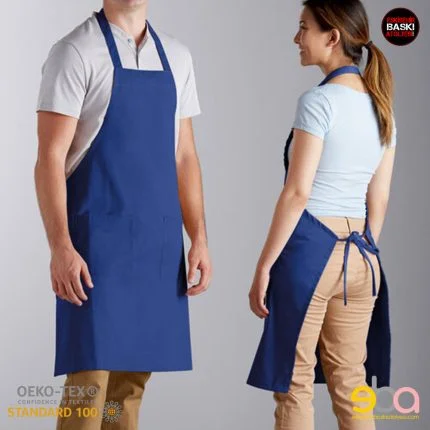 Premium Duck Kumaş Önlük | Mavi