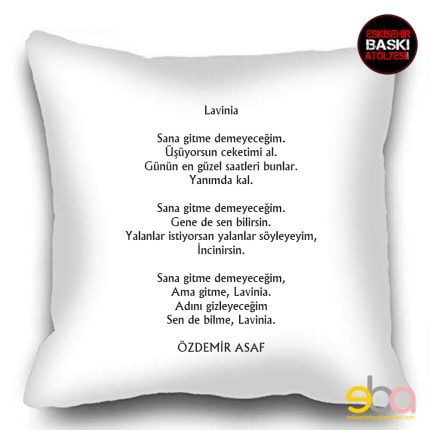 50x50 cm Yastık Kılıfı | Özdemir Asaf | Lavinia