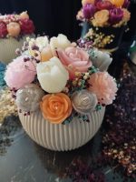 Parla Candela El Yapımı Tomurcuk Buketi | Vazolu