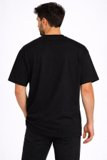 Premium Oversize Tişört – 240 GSM %100 Pamuk / Compact Penye | Siyah - Görsel 4