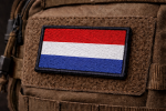 Hollanda Bayrağı Nakış Arma Patch (7x4 cm) – Velcro / Cırtlı - Görsel 2