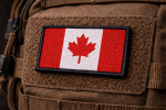 Kanada Bayrağı Nakış Arma Patch (7x4 cm) – Velcro / Cırtlı - Görsel 2