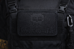 Karoshi Siyah Nakış Patch – Japon Kültüründen İlham Alan Taktik Arma