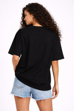 Premium Oversize Tişört – 240 GSM %100 Pamuk / Compact Penye | Siyah - Görsel 2